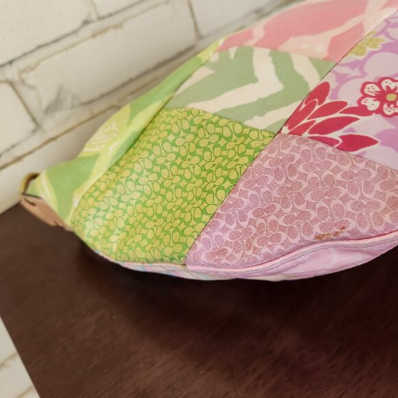 Coach Special Edition Patchwork Hobo Satchel Purse - Picture 11 of 16